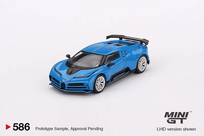 1:64 Bugatti Centodieci -- Blu Bugatti -- Mini Gt Mgt00586 1