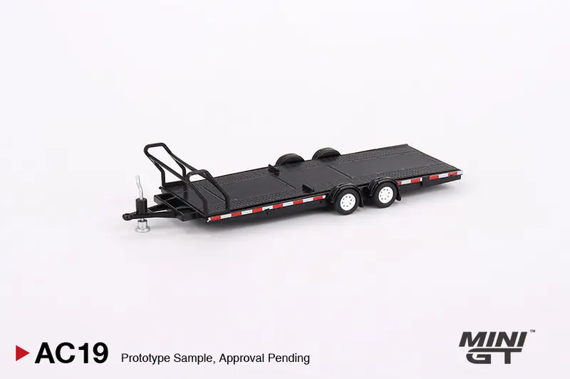 1:64 Car Hauler Trailer Type B -- Black -- Mini Gt Mgtac19 1