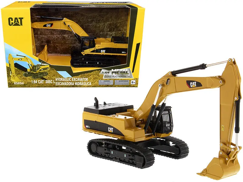 1:64 Cat 385C L Hydraulic Tracked Excavator -- Diecast Masters Caterpillar 1