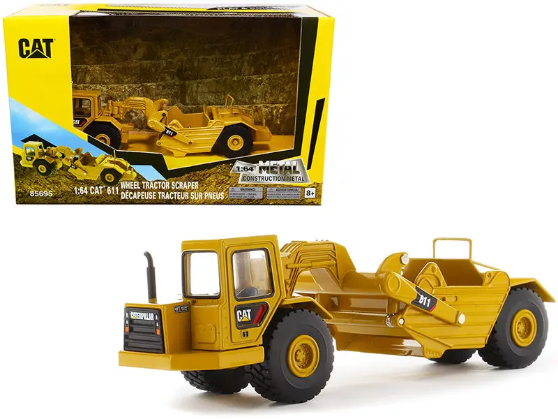 1:64 Cat 611 Wheel Tractor Scraper -- Diecast Masters Caterpillar 1