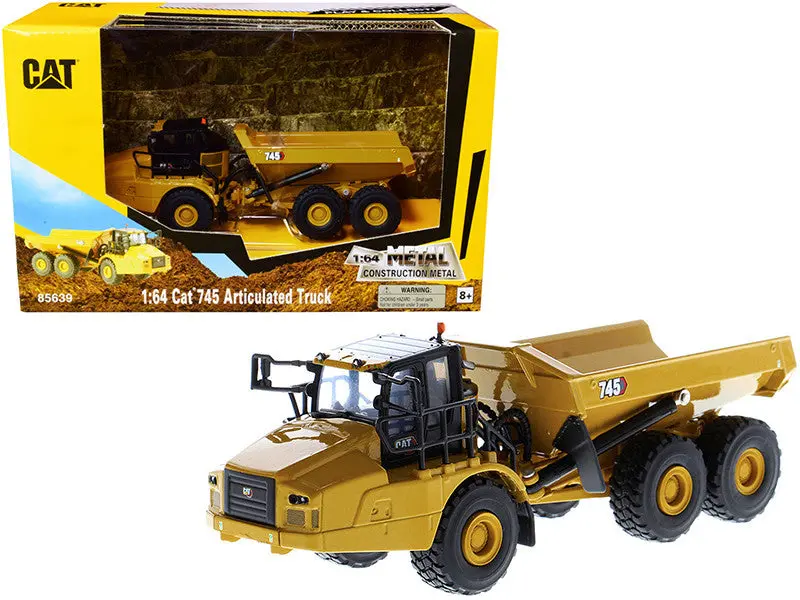 1:64 Cat 745 Articulated Truck -- Diecast Masters Caterpillar 1
