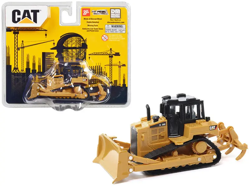 1:64 Cat D6r Track-Type Tractor -- Diecast Masters Caterpillar 1