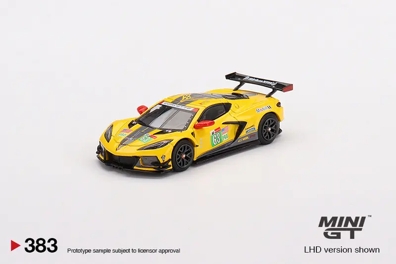 1:64 Chevrolet Corvette C8.R -- #63 2021 Le Mans 24 Hrs Gte Pro 2Nd -- Mini Gt 2
