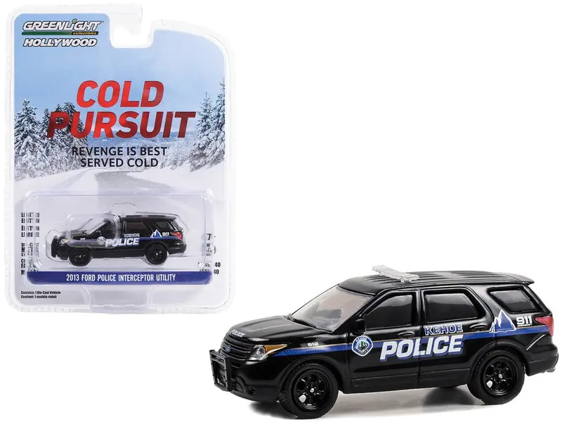 1:64 Cold Pursuit -- 2013 Ford Police Interceptor Utility -- Greenlight 1