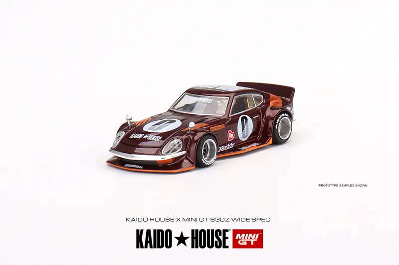 1:64 Datsun Kaido Fairlady Z -- Dark Red -- Kaido House X Mini Gt Khmg023 1