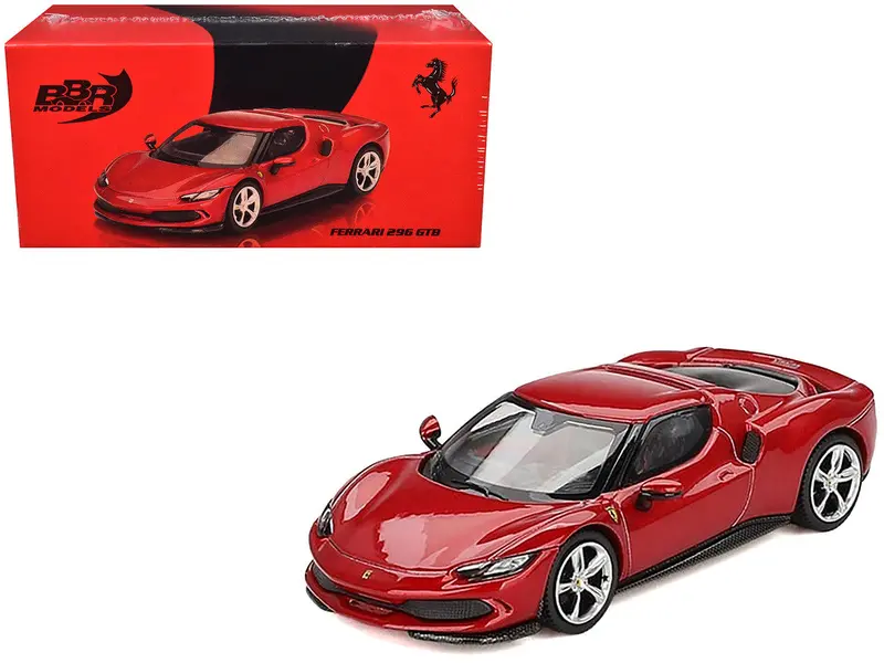 1:64 Ferrari 296 Gtb -- Rosso Imola (Red) -- Bbr Bbrfer64006 1