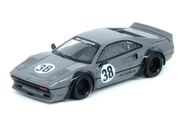 1:64 Ferrari 308 Gtb Lbwk Liberty Walk -- #38 Grey -- Inno64 1