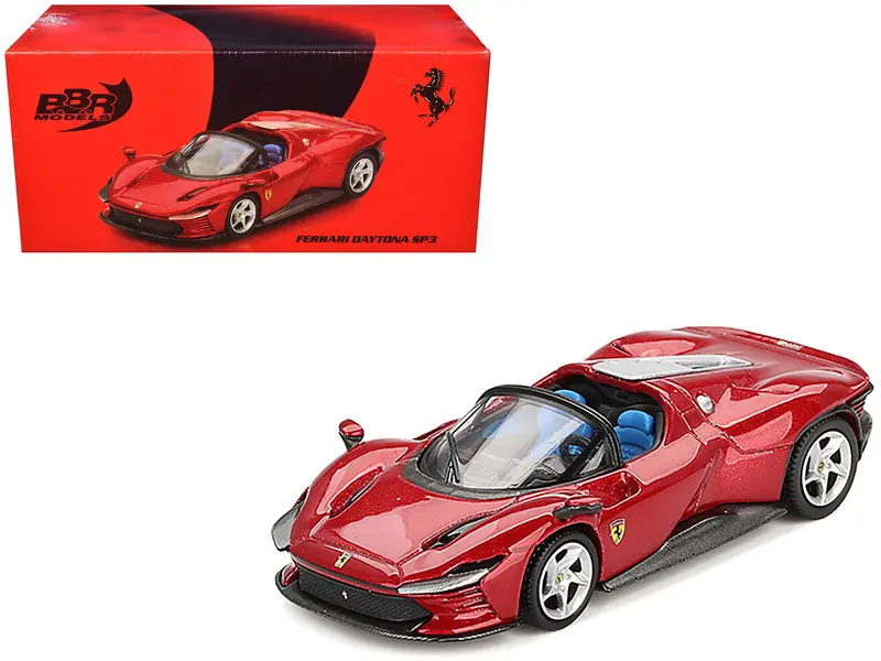1:64 Ferrari Daytona Sp3 -- Rosso Imola (Red) -- Bbr 1