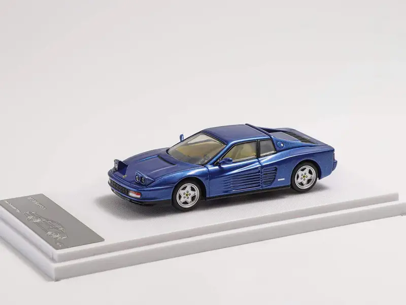 1:64 Ferrari Testarossa -- Metal Blue -- Xf-Model 1