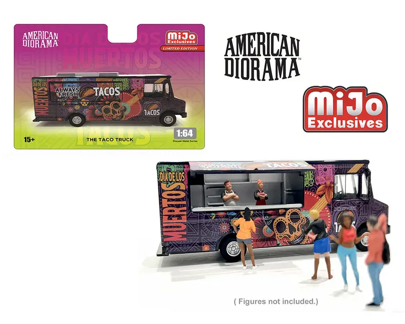 1:64 Food Truck - Taco Truck -- American Diorama Ad-70100Mj 1