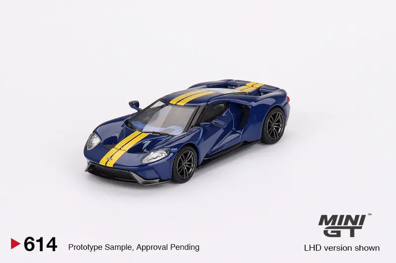 1:64 Ford Gt -- Sunoco Blue -- Mini Gt 1