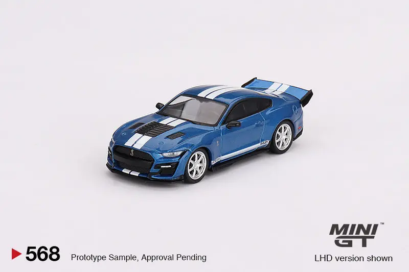 1:64 Ford Shelby Gt500 Dragon Snake Concept -- Blue -- Mini Gt 1