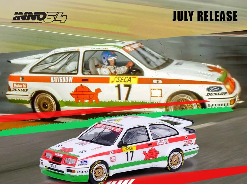 1:64 Ford Sierra Rs Cosworth -- #17 Wtcc 1984 Spa 24 Hours  -- Inno64 1