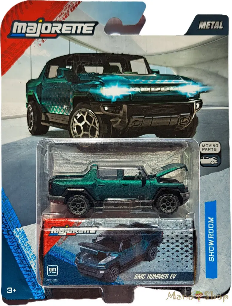1:64 Gmc Hummer Ev -- Green -- Majorette: Showroom Deluxe 1