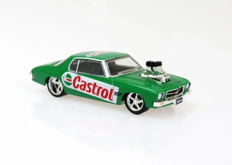 1:64 Hanful - Castrol -- Holden Hq Monaro -- Oz Wheels Fsd 1