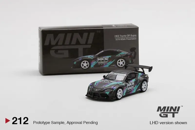 1:64 Hks Toyota Gr Supra - 2019 Sema Presentation -- Mini Gt Mgt00212 1