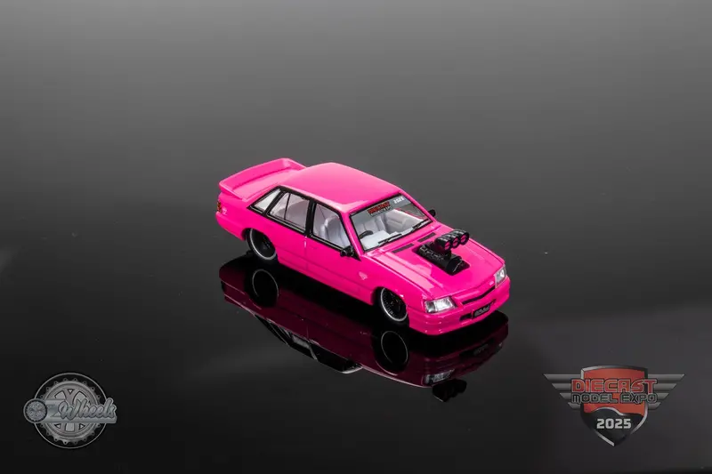 1:64 Holden Vk Commodore "Pink Meanie" -- Oz Wheels 2025 Diecast Expo 2