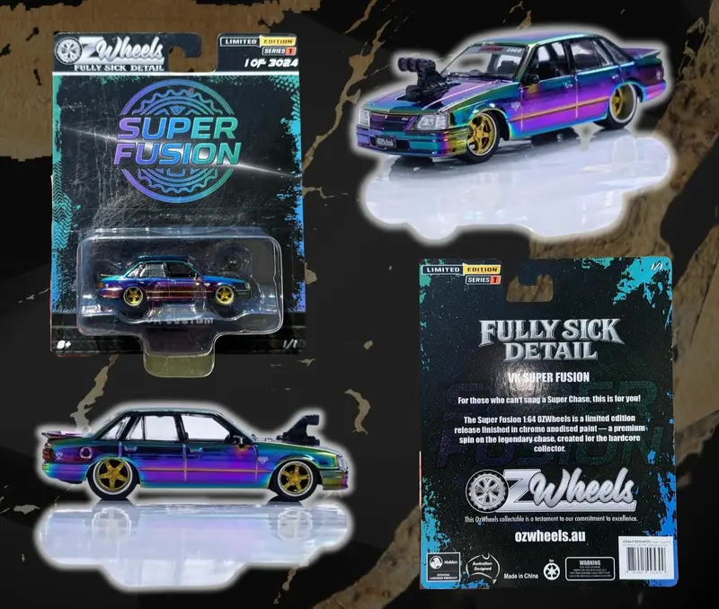 1:64 Holden Vk Commodore "Super Fusion" -- Oz Wheels 2025 Diecast Expo 1