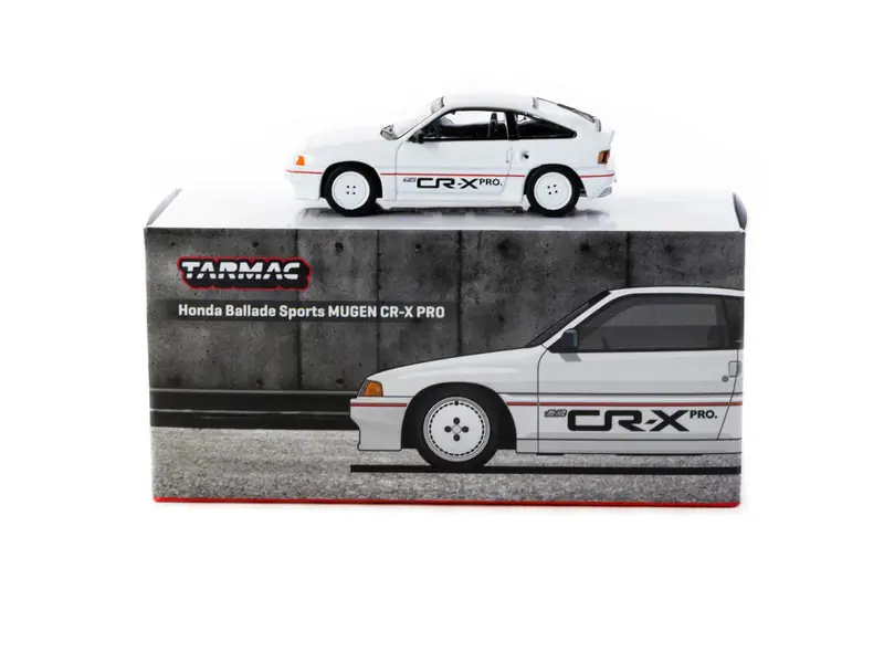 1:64 Honda Ballade Sports Mugen Cr-X Pro -- White -- Tarmac Works 1