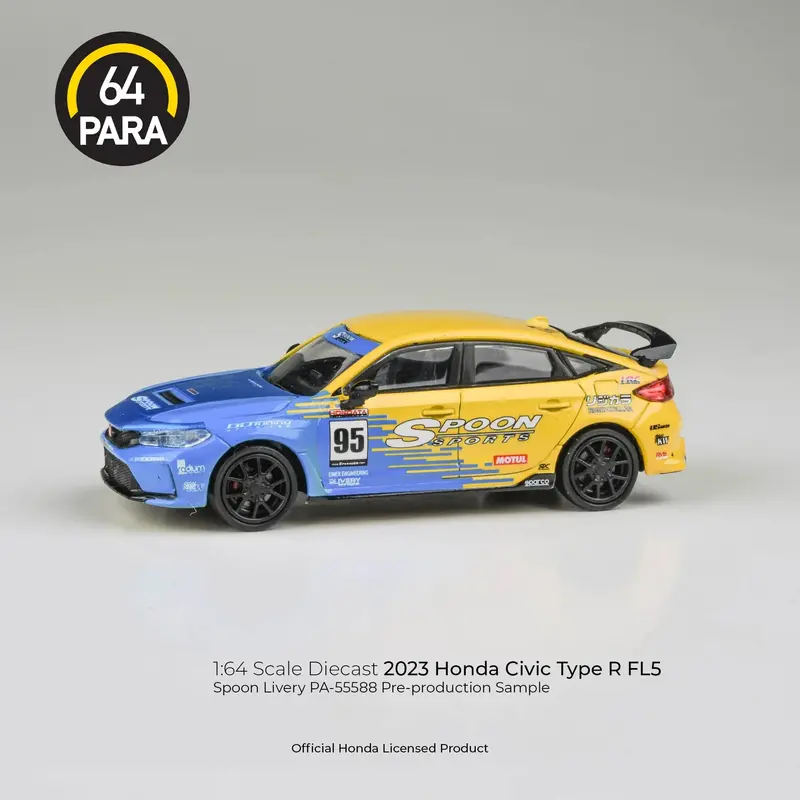 1:64 Honda Civic 2023 Type R Fl5 -- Spoon Sports Livery -- Para64 1