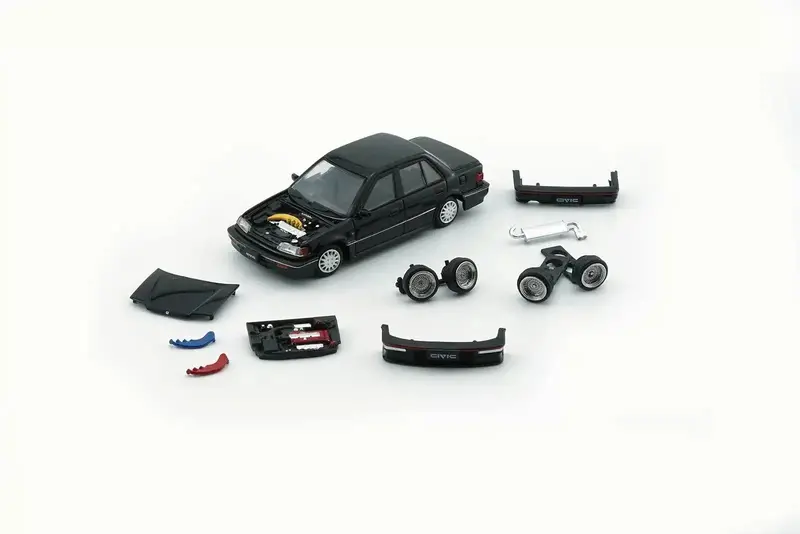 1:64 Honda Civic Ef2 1991 -- Black -- Bm Creations 1