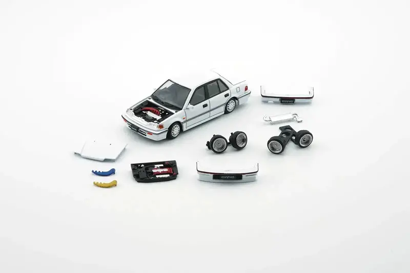 1:64 Honda Civic Ef2 1991 -- White -- Bm Creations 1