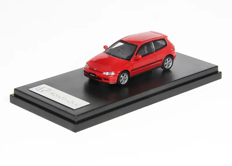 1:64 Honda Civic (Eg6) -- Red -- Lcd Models 1