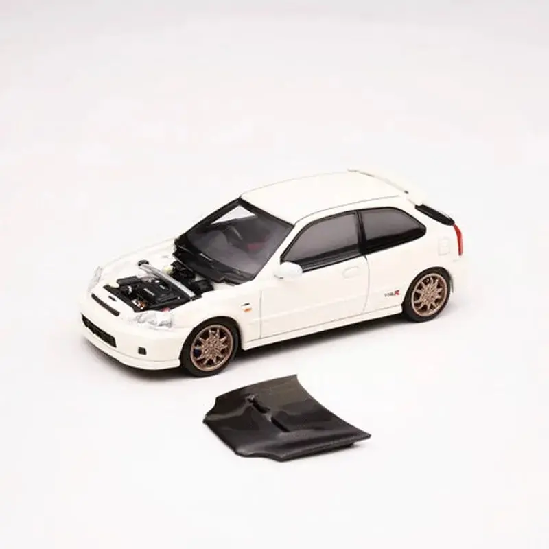 1:64 Honda Civic (Ek9) Type R Mugen -- Championship White -- Motorhelix M65011 1