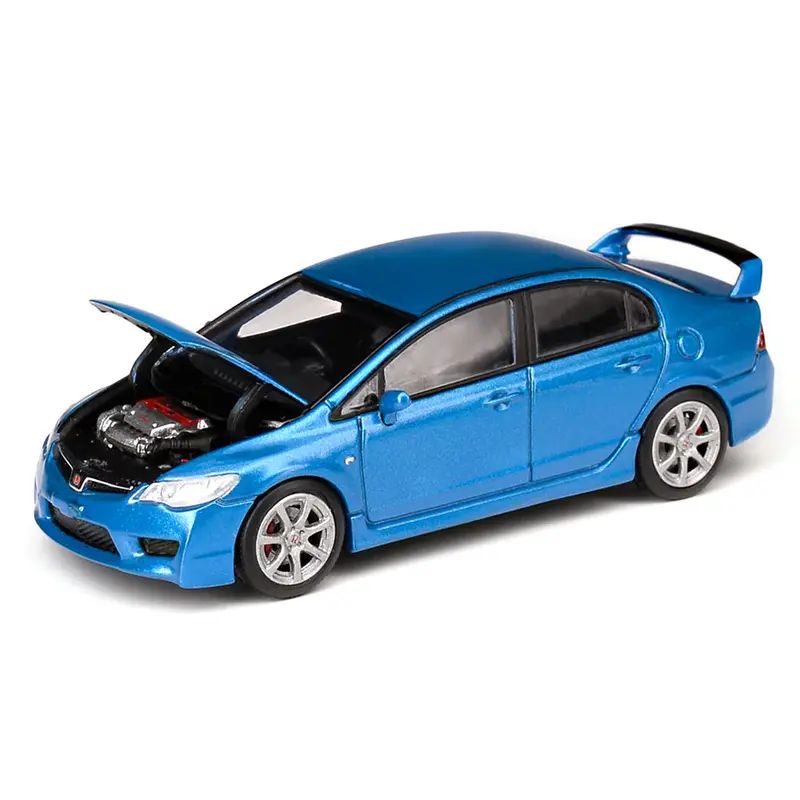 1:64 Honda Civic (Fd2) Type R -- Vivid Blue Pearl -- Motorhelix M65402 1