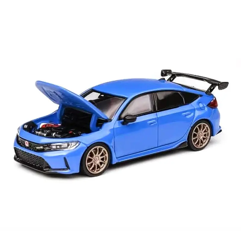 1:64 Honda Civic (Fl5) Type R Customised - Racing Blue Pearl - Motorhelix M65321 1