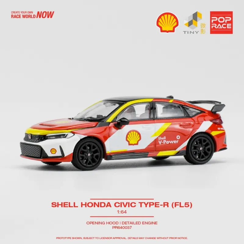 1:64 Honda Civic (Fl5) Type R -- Shell -- Pop Race 1