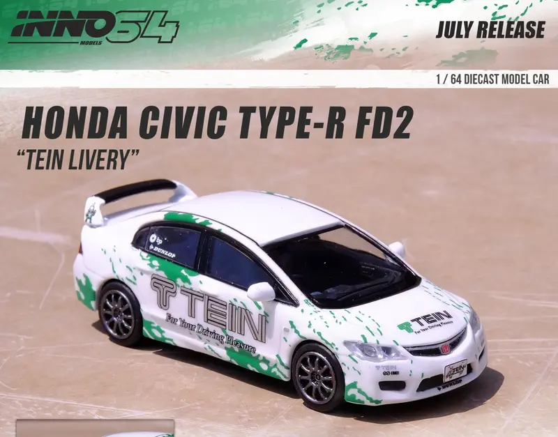 1:64 Honda Civic Type-R Fd2 -- "Tein" Livery -- Inno64 1