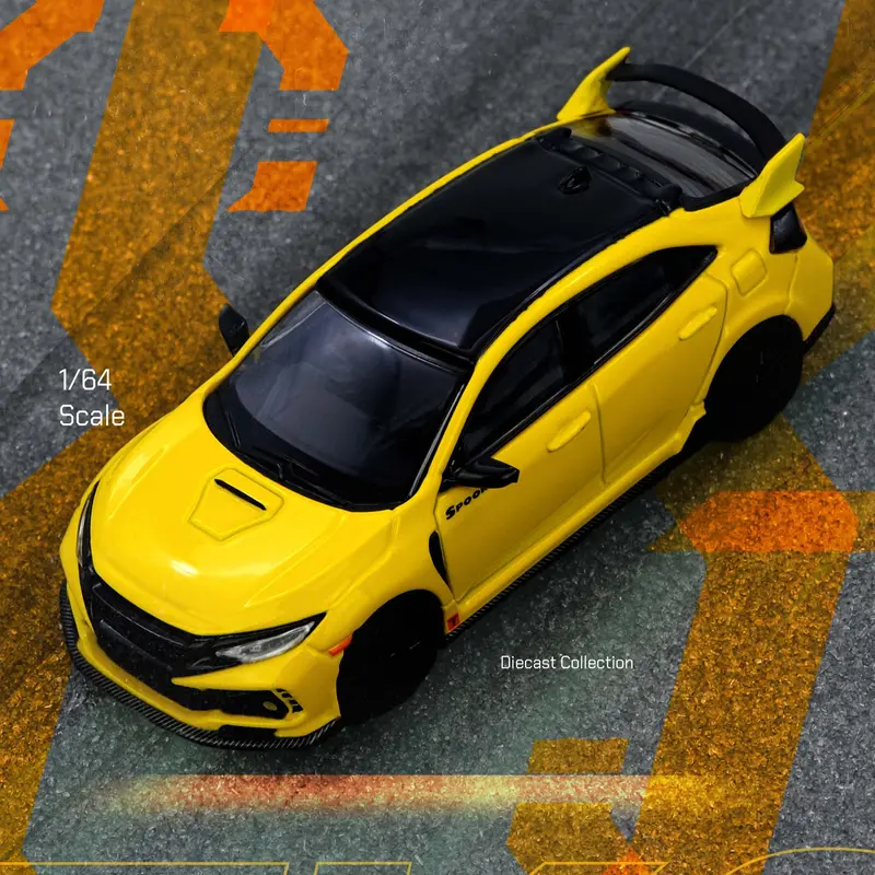 1:64 Honda Civic Type-R (Fk8) -- Yellow -- Inno64 1