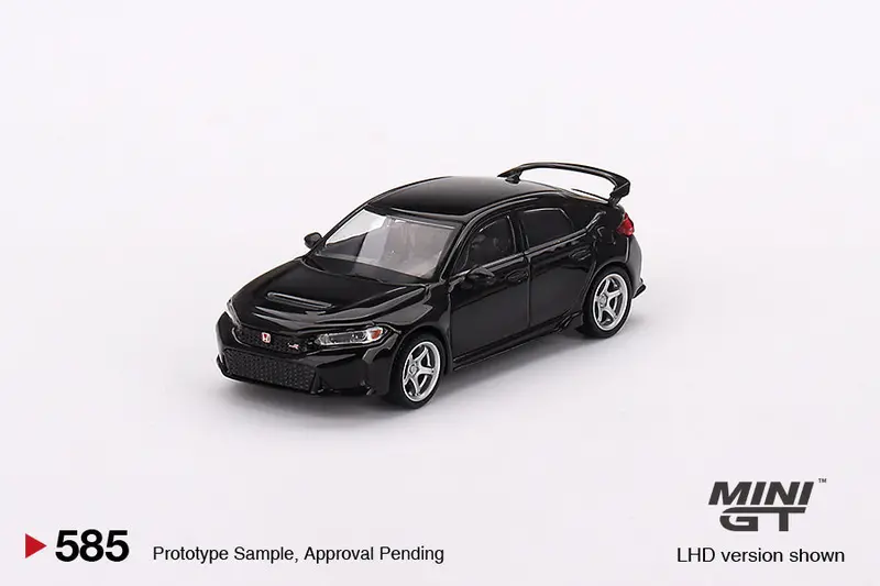 1:64 Honda Civic Type R (Fl5) 2023 -- Crystal Black Pearl -- Mini Gt Mgt00585 1