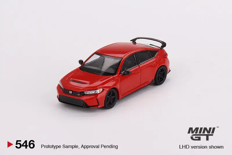 1:64 Honda Civic Type R (Fl5) 2023 -- Rallye Red -- Mini Gt 1