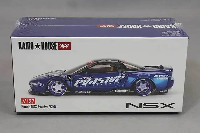 1:64 Honda Nsx Evasive V2 Blue -- Kaido House X Mini Gt Khmg137 2