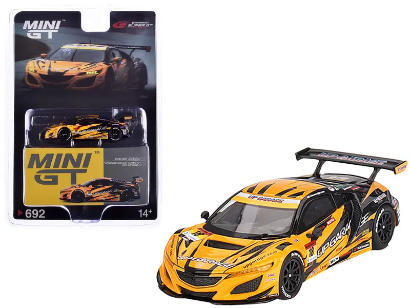1:64 Honda Nsx Gt3 Evo22 -- #18 Team Upgarage 2023 Super Gt Series -- Mini Gt 1