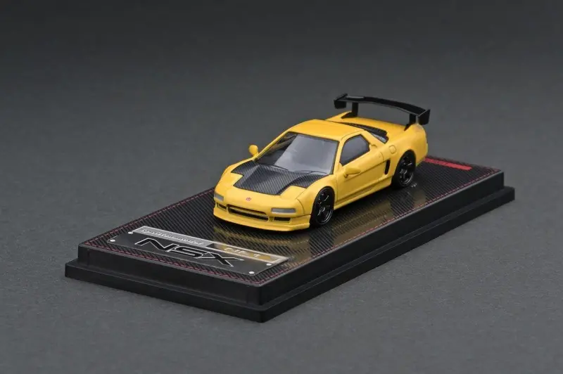 1:64 Honda Nsx (Na1) -- Matte Yellow -- Ignition Model Ig1945 1