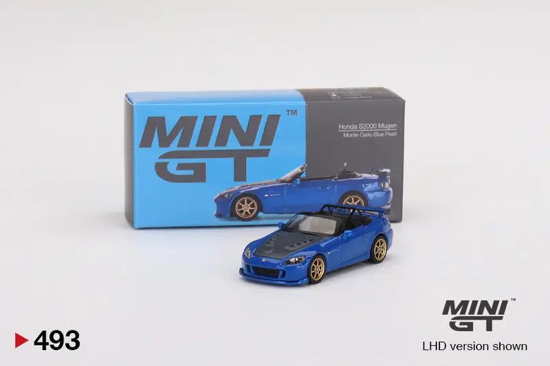 1:64 Honda S2000 (Ap2) Mugen -- Monte Carlo Blue Pearl -- Mini Gt 1