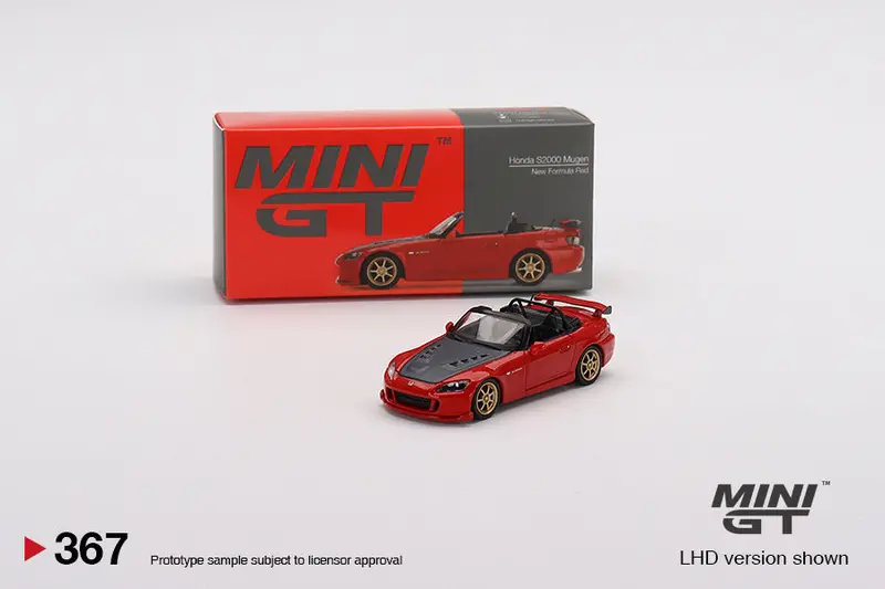 1:64 Honda S2000 (Ap2) Mugen -- New Formula Red -- Mini Gt 1
