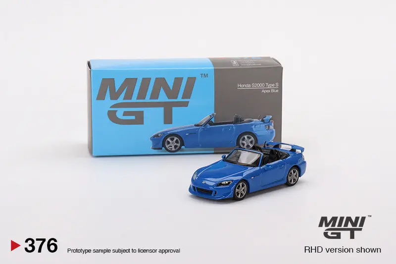 1:64 Honda S2000 (Ap2) Type S -- Apex Blue -- Mini Gt 1