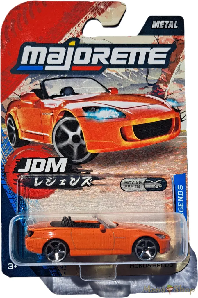 1:64 Honda S2000 -- Orange -- Majorette: Jdm Legends 1
