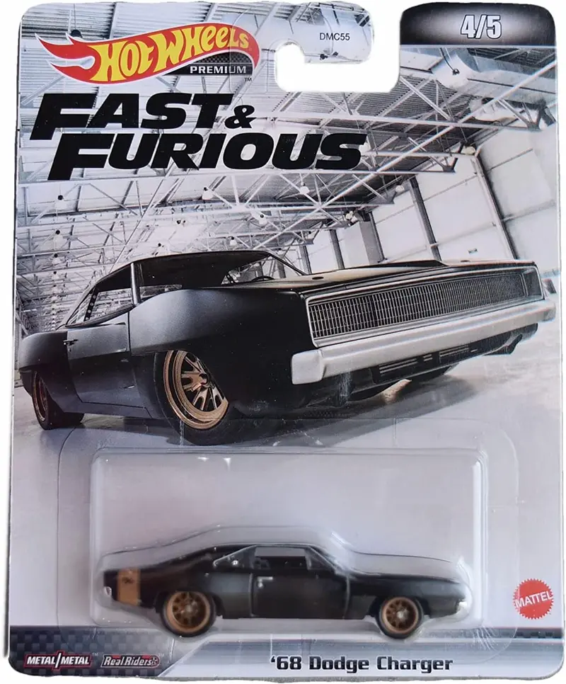 1:64 Hot Wheels -- Fast & Furious -- Dom's 1968 Dodge Charger Dmc55 1