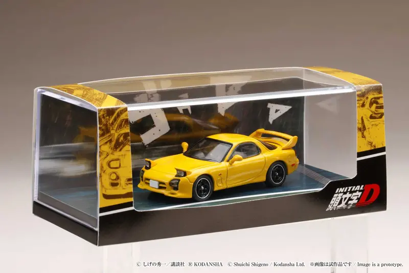 1:64 Initial D - Keisuke Takahashi -- Mazda Rx-7 (Fd3s) -- Hobby Japan 1