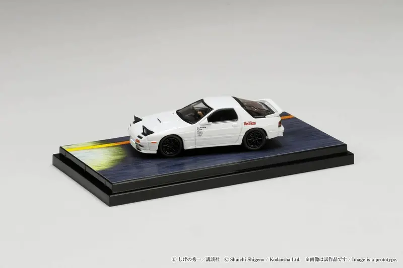 1:64 Initial D - Ryosuke Takahashi -- Mazda Rx-7 (Fc3s) -- Hobby Japan 1