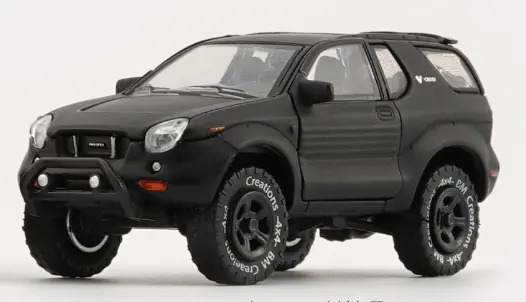 1:64 Isuzu Vehicross (1997-2001) -- Matte Black -- Bm Creations 1