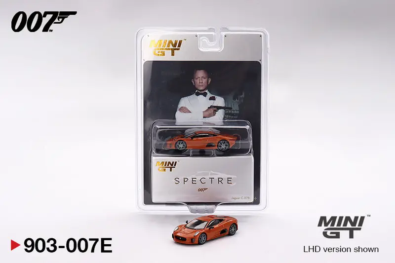 1:64 Jaguar C-X75 "Spectre" -- James Bond Collection -- Mini Gt Mgt00903-007E 1