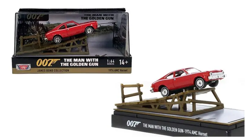 1:64 James Bond Diorama -- Amc Hornet "The Man With The Golden Gun" -- Motormax 1