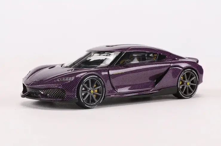 1:64 Koenigsegg Gemera -- Carbon Purple -- Jec Models 1