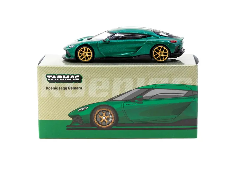 1:64 Koenigsegg Gemera -- Green -- Tarmac Works 1